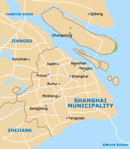 Shanghai Municipality Map