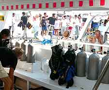 Picture of a typical dive shop