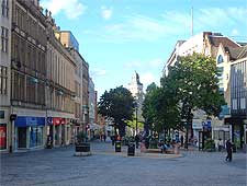 Image of the Fargate shopping precinct, taken by Jeremy A