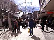 Picture of shops and market in the city centre