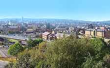 View of the city and its walking trails