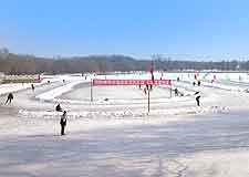 View of Beiling Park in the winter season