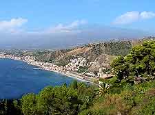 Coastal view of Sicily