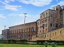 Photograph of the Palace of the Normans (Palazzo dei Normanni), Piazza Indipendenza, Palermo, Sicily