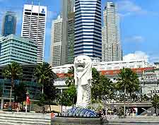 Picture of Singapore's iconic Merlion landmark