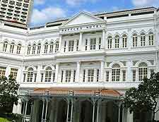 Image showing the exterior of the Raffles Hotel, Singapore