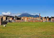 Image of the ancient city of Pompeii, Italy