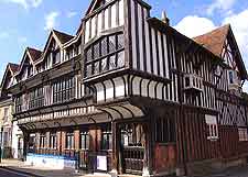 Photo of the central Tudor House Museum