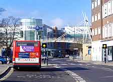 Picture of the central WestQuay Shopping Centre