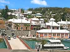 Picture of hotels and historical buildings next to the waterfront