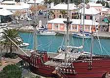 Picture of HMS Deliverance, a major Ordnance Island attraction