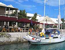 View of restaurant on Somers Wharf