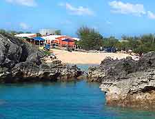 Summer picture of Tobacco Bay, next to Park Road
