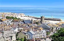 Picture of beachfront and coastline