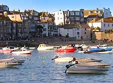 Scenic view of St. Ives Harbour