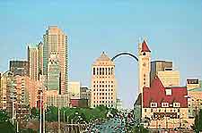 View of the city of St. Louis