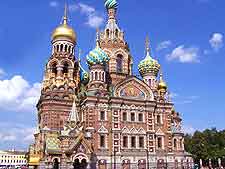 View of St. Petersburg's Church of Our Savior on the Spilled Blood