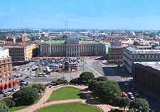 Aerial photo of the city