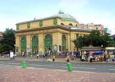 Picture of metro train station