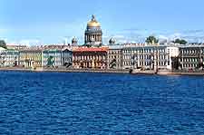 St. Petersburg view of the riverfront skyline