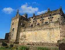 View of the castle walls