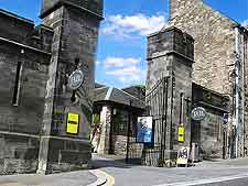 Image of the Old Town Jail, a historic tourist attraction located on St. John Street, Stirling