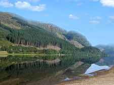 Countryside view taken in the Queen Elizabeth Forest Park, part of the Trossachs