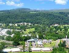 View across the university campus