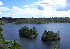 Picture of the lakefront in Tyresta National Park