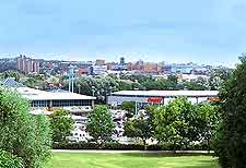 Skyline view of the cityscape