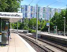 Image of the Suttnerstrasse U-Bahn station