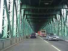 Picture showing traffic using the Queen Alexandra Bridge