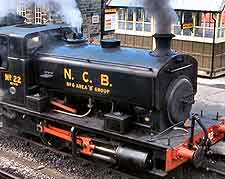 Bowes Railway picture, showing steam train