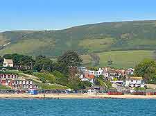 Coastal image, showing the Purbeck Hills