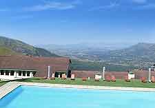 View of accommodation and pool overlooking the Ezulwini Valley