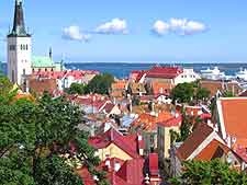 Photo of the city rooftops