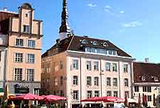 Picture of the architecture within the old Town district of Tallinn