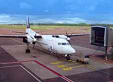 Tallinn Airport (TLL) Travel, Transport and Car Parking: Picture of plane at Ulemiste Airport