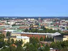 View across central Tampere