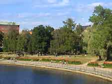 Picture of the central Koskipuisto Park