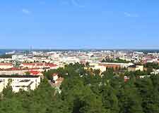 Skyline view of Tampere