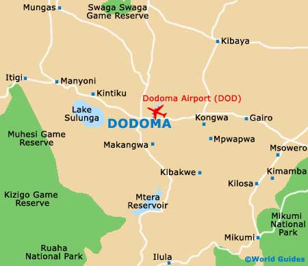 Dodoma map