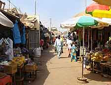 Photo showing market at Brikama