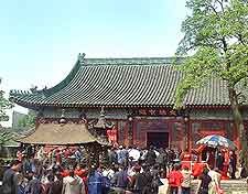 Picture showing celebrations at local temple