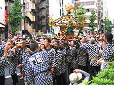 Photo of the Sanja Festival at the Asakusa Shrine