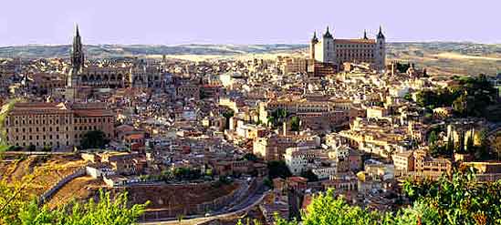 View across the city of Toledo
