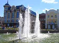 Picture showing restaurants in the city centre