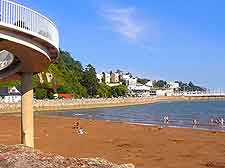 Photograph of beachfront walkway