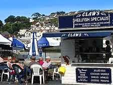 Photo of seafood kiosk at Brixham