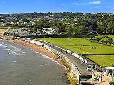 Aerial view of Goodrington Sands